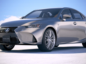 Lexus IS 2017 3D 모델