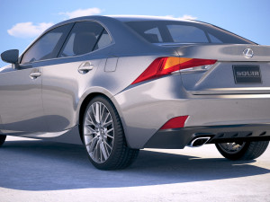 Lexus IS 2017 3D 모델