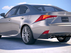Lexus IS 2017 3D Model