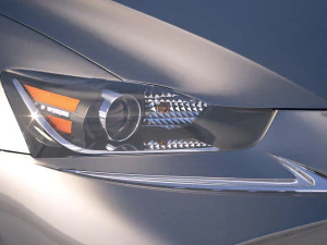 Lexus IS 2017 3D Model