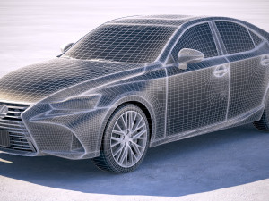 Lexus IS 2017 3D 모델