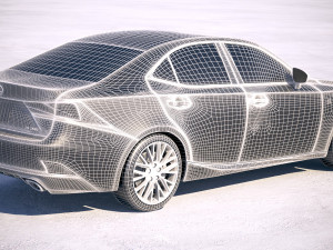 Lexus IS 2017 3D 모델
