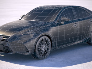 Lexus IS 2017 3D 모델
