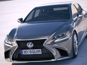 Lexus LS 500 2018 Modèle 3D