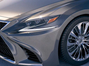 Lexus LS 500 2018 3D Model