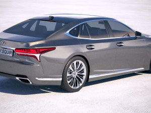 Lexus LS 500 2018 Modèle 3D
