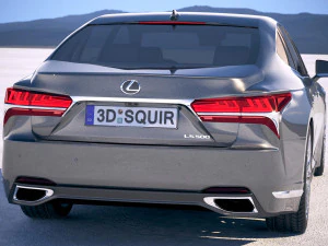 Lexus LS 500 2018 3D Model