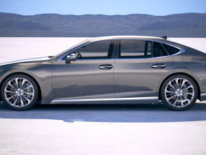 Lexus LS 500 2018 3D Model