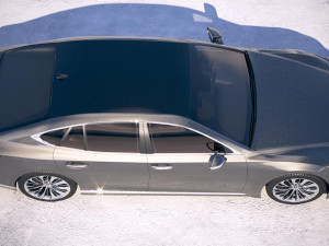 Lexus LS 500 2018 Modèle 3D