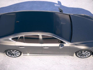 Lexus LS 500 2018 3D Model