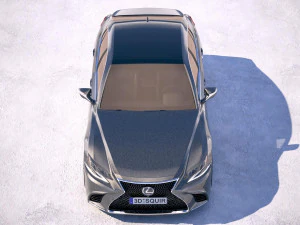 Lexus LS 500 2018 3D Model