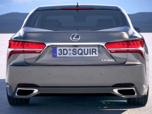 Lexus LS 500 2018 3D Model