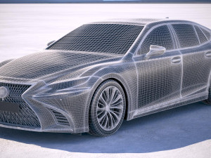Lexus LS 500 2018 Modèle 3D