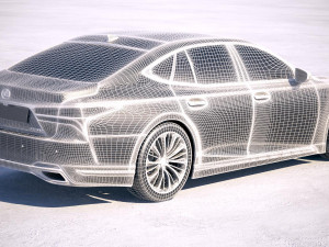 Lexus LS 500 2018 Modèle 3D