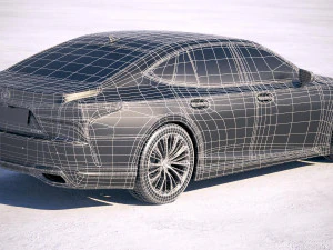 Lexus LS 500 2018 3D Model