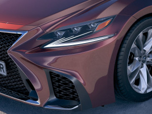 Lexus LS 500 F-sport 2018 Modèle 3D