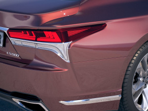 Lexus LS 500 F-sport 2018 Modèle 3D