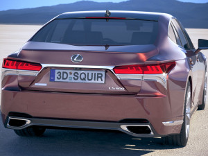 Lexus LS 500 F-sport 2018 Modèle 3D