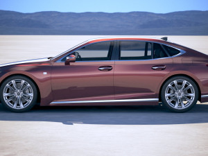 Lexus LS 500 F-sport 2018 Modèle 3D