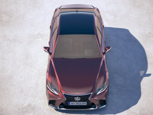 Lexus LS 500 F-sport 2018 Modèle 3D