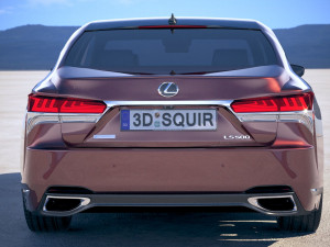 Lexus LS 500 F-sport 2018 Modèle 3D