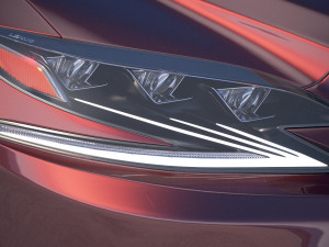 Lexus LS 500 F-sport 2018 Modèle 3D