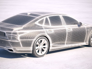 Lexus LS 500 F-sport 2018 Modèle 3D