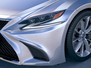 Lexus LS 500H 2019 3Dモデル