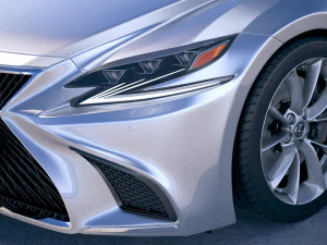 Lexus LS 500H 2019 3D Model