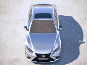 Lexus LS 500H 2019 3D Model