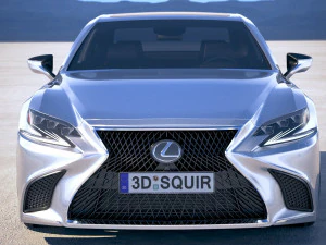 Lexus LS 500H 2019 3D Model