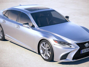 Lexus LS 500H 2019 3D Model