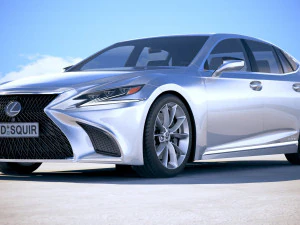 Lexus LS 500H 2019 3D Model