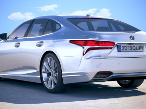 Lexus LS 500H 2019 3Dモデル