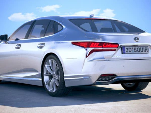 Lexus LS 500H 2019 3D Model