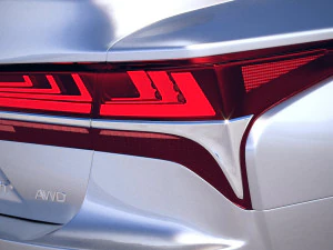 Lexus LS 500H 2019 3D Model