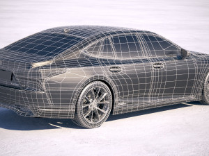 Lexus LS 500H 2019 3Dモデル