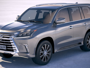 Lexus LX 570 2017 3D 모델
