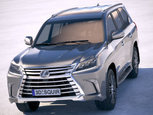 Lexus LX 570 2017 Modelo 3D
