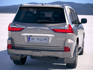 Lexus LX 570 2017 Modelo 3D