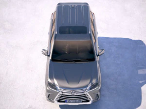 Lexus LX 570 2017 3D Model