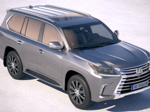 Lexus LX 570 2017 Modelo 3D