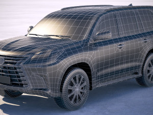 Lexus LX 570 2017 Modelo 3D