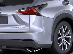 Lexus NX 2017 vray 3D Модель