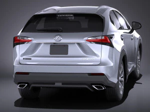 Lexus NX 2017 vray 3D Model