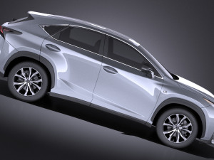 Lexus NX 2017 vray 3D Модель