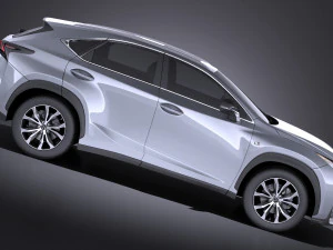 Lexus NX 2017 vray 3D Model