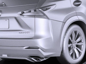 Lexus NX 2017 vray 3D Model