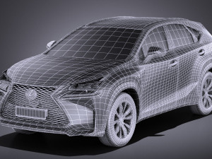 Lexus NX 2017 vray 3D Модель
