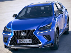 Lexus NX 300 2018 3D Model